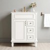 Mshliw 24 Inch Bathroom Vanity with Ceramic Sink, Modern Small Bathroom Cabinet with 2 Drawers and Adjustable Shelf, Soft Closing Door - 2 of 4