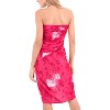 LA LEELA Women's Summer Beach Bikini Wraps Sarong Cover up Wrap Skirt Swimsuit Swimwear Cover Ups Bathing Suit for Women One Size Red, Fish - 4 of 4