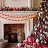 Unique Bargains Party Decorative Polyester Yarn Pom Pom Ball Garlands 3 Pcs - 4 of 4