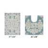 Medallion Collection 100% Cotton Tufted Bath Rug Set of 2 - Better Trends - 4 of 4