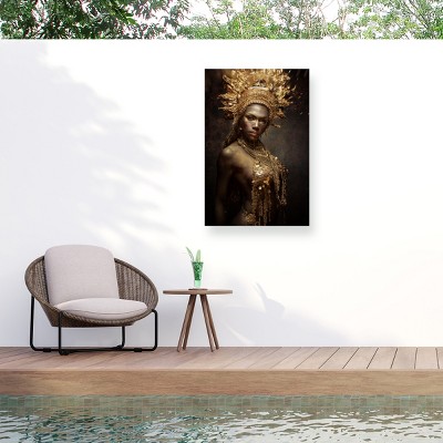 Trademark Fine Art - Siegart  Golden Girl Matted Framed Art