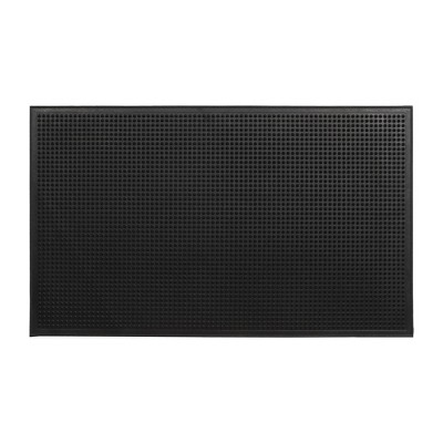 Evideco French Home Goods Heavy Duty Rubber Scraper Front Door Mat 30"x18"