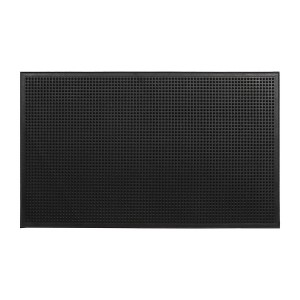 Evideco French Home Goods Heavy Duty Rubber Scraper Front Door Mat 30"x18" - 1 of 4