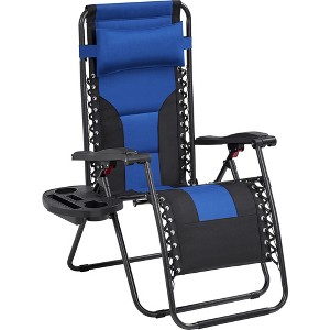 Yaheetech 2pcs 26in Padded Outdoor Zero Gravity Chair - 1 of 4