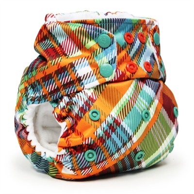Image of Kanga Care Rumparooz G3 Reusable One Size Cloth Pocket Diaper (6-55+ lbs) - Quinn Orange