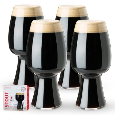 Spiegelau 4 - Piece 26.5oz. Lead Free Crystal Craft Beer Glass Glassware  Set