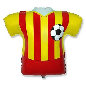 LoonBalloon Soccer Theme Balloons - 26 inch SOCCER FOOTBALL SHIRT - 1 of 1