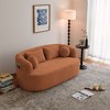 Okak Modern Memory Foam 2-Seater Sofa Couch with Pillows,Chenille Deep Seat Loveseats for Living Room, Bedroom, Apartment - 3 of 4