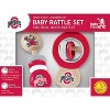 BabyFanatic Wood Rattle 2 Pack - NCAA Ohio State Buckeyes Baby Toy Set - 3 of 4
