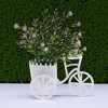 Unique Bargains Artificial Plants Tricycle Frosted Baby's Breath Plastic 5.31"x2.68"x7.48" 1 Pc - 2 of 4