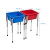 ECR4Kids 2-Station Sand and Water Adjustable Play Table, Sensory Bins - image 2 of 4