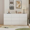 Hitow Chest of Drawers 9 Drawer Horizontal Dresser Wooden Dresser Minimalist Hidden Handle Design - 2 of 4