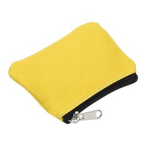 Unique Bargains Canvas Portable Home Change Coin Purse Pouch Bags with Zipper - 1 of 4