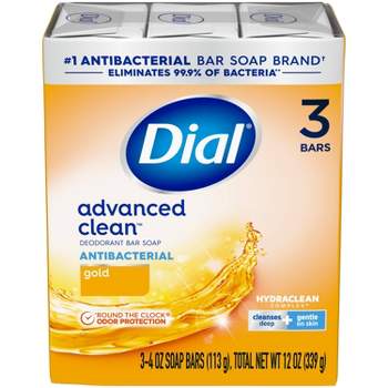 Dial Antibacterial Deodorant Gold Bar Soap - 3pk - 4oz each