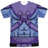 Popfunk Masters of the Universe Cartoon Skeletor Front-Back Print Adult Sublimated Costume T-Shirt - 2 of 4