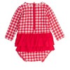 RuffleButts Baby Girls UPF50+ Long Sleeve Skirted One Piece Rash Guard - 2 of 4