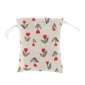 Unique Bargains Women Durable Drawstring Cosmetic Bag 1 Pc - 1 of 3