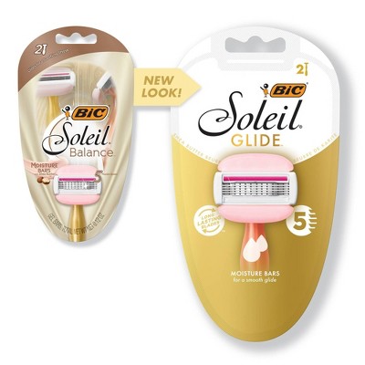 BIC Soleil Glide 5-Blade Women's Disposable Razors - 2ct