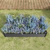7.6x3.7x0.98ftRaised Garden Bed Kit - Metal Raised Bed Garden,Black - 4 of 4