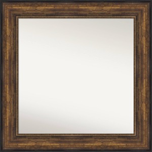 Amanti Art 34"x34" Non-Beveled Ballroom Bronze Wall Mirror : Modern Square, Polystyrene Frame, Wall Mount - 1 of 4