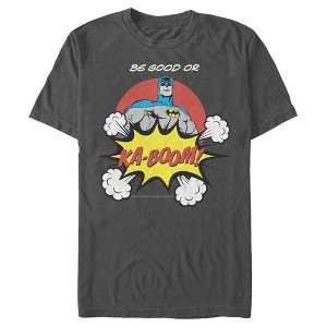 Men's Batman Be Good or Kaboom T-Shirt - 1 of 4
