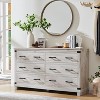SinCiDo Farmhouse 54"W Dressing Table w/ 6 Drawers,Thick Plate Design,Large Drawer Cabinet/Wardrobe,Bedroom,Living Room & Corridor - 2 of 4