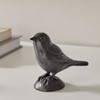 Danya B Brown Cast Iron Set of 2 Bird Sculptures - Tabletop Desk Ornaments or Decorative Paperweights - 4 of 4