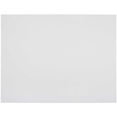 School Smart Railroad Board, 22 X 28 Inches, 4-ply, White, Pack Of 100 ...