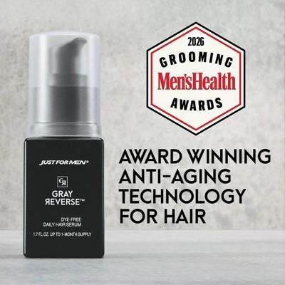 Just For Men Gray Reverse Daily Hair Serum - 1.7oz