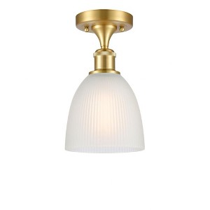 Castile - 1 Light Semi-Flush Mount In Industrial Style-11 Inches Tall and 6 Inches Wide - 1 of 1