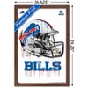 Trends International NFL Buffalo Bills - Drip Helmet 20 Framed Wall Poster Prints - 3 of 4