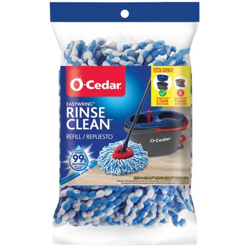 O-Cedar EasyWring Microfiber Spin Mop and Bucket System - Hands-Free  Wringing, Washable/Reusable Head, Commercial/Residential in the Spin Mops  department at