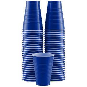 SparkSettings Disposable Plastic Cups 12oz, 50 Pack - 1 of 4