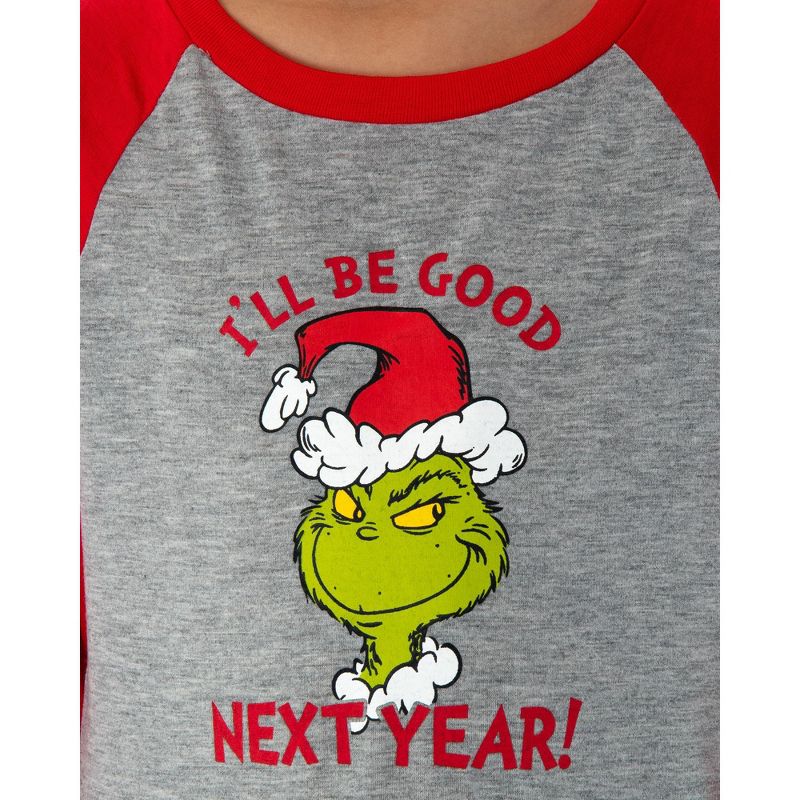 Dr. Seuss The Grinch Who Stole Christmas Matching Family Pajama Sets, 3 of 6