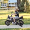 12V BMW Kids Motorcycle Ride-On Toy, Licensed with Dual Motor, Spring Suspension, High/Low Speed, Music, LED Lights - 3 of 4