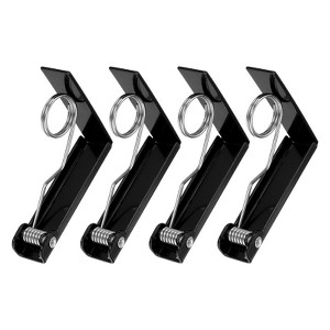 Unique Bargains Stainless Steel Windproof Anti-Rust Tablecloth Clips 2.87" x 2.36" - 1 of 4
