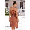 Women's Satin Tie Waist Dress - LASCANA - 2 of 4