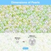 Unique Bargains Crafting Decorative Fillers No Hole Vase Faux Pearl 0.12-0.31inch 800 Pcs - 2 of 4