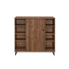 Waina Cabinet Oak - Acme Furniture: Mid-Century Modern Entryway Organizer with Adjustable Shelves - 3 of 4