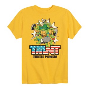 Boys' - Teenage Mutant Ninja Turtles - Turtle Power Americana Short Sleeve Graphic T-Shirt - 1 of 4