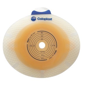 SenSura Click Ostomy Barrier, Flexible Trim To Fit, Standard Wear, Up to 1-3/8 in. Opening, 5 Count - 1 of 3