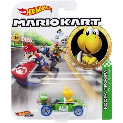 Hot Wheels Mario Kart 1:64 Scale Koopa Troopa Circuit Special Collectible Vehicle