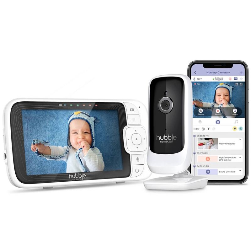 Hubble Connected Nursery Pal Link Premium Single Monitor, 1 of 15