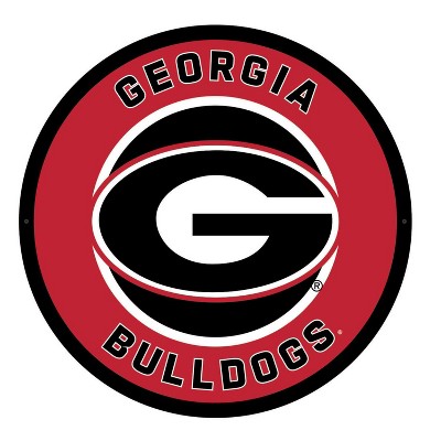 Evergreen Ultra-Thin Edgelight LED Wall Decor, Round, University of Georgia- 23 x 23 Inches Made In USA