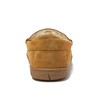 Lands' End Men's Wide Width Fuzzy Lined Suede Moccasin Slippers - 4 of 4