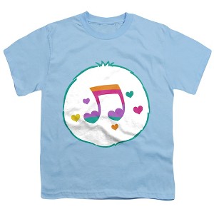 Care Bears Heart Song Belly Kids T Shirt For Youth  Light Blue  Medium - 1 of 4