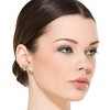 Guili 14K Gold Plated with Cubic Zirconia French Pave Butterfly Stud Earrings Offering a Charming and Elegant Design for All Jewelry Lovers - 2 of 2