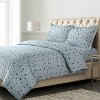 Floryn Printed Flannel Oversized Duvet Cover Set - Tribeca Living - image 2 of 3