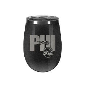 NBA Philadelphia 76ers 10oz Onyx Wine Tumbler - 1 of 3