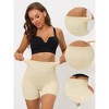 INSPIRE CHIC Women's High Waisted Butt Lifter Tummy Control Shapewear 3 Packs - 3 of 4
